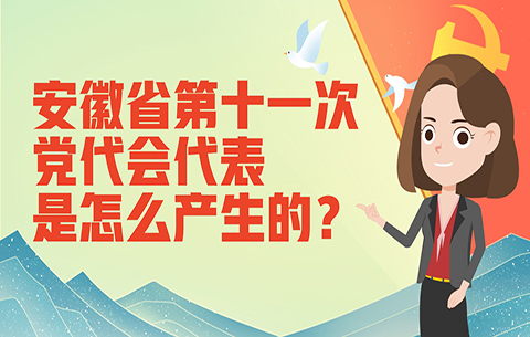 【MG動畫】安徽省第十一次黨代會代表是怎么產(chǎn)生的？