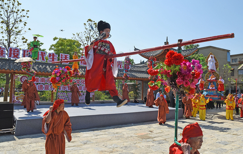 安徽淮南：“非遺文化”展風(fēng)采