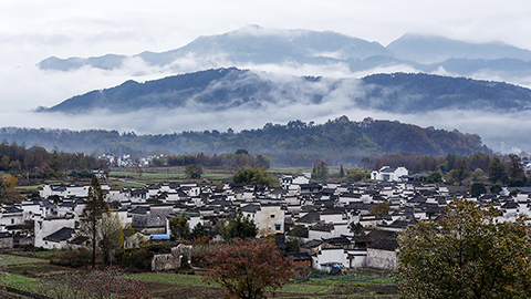 【“飛閱”中國】初冬新雨霽 山居白云繞